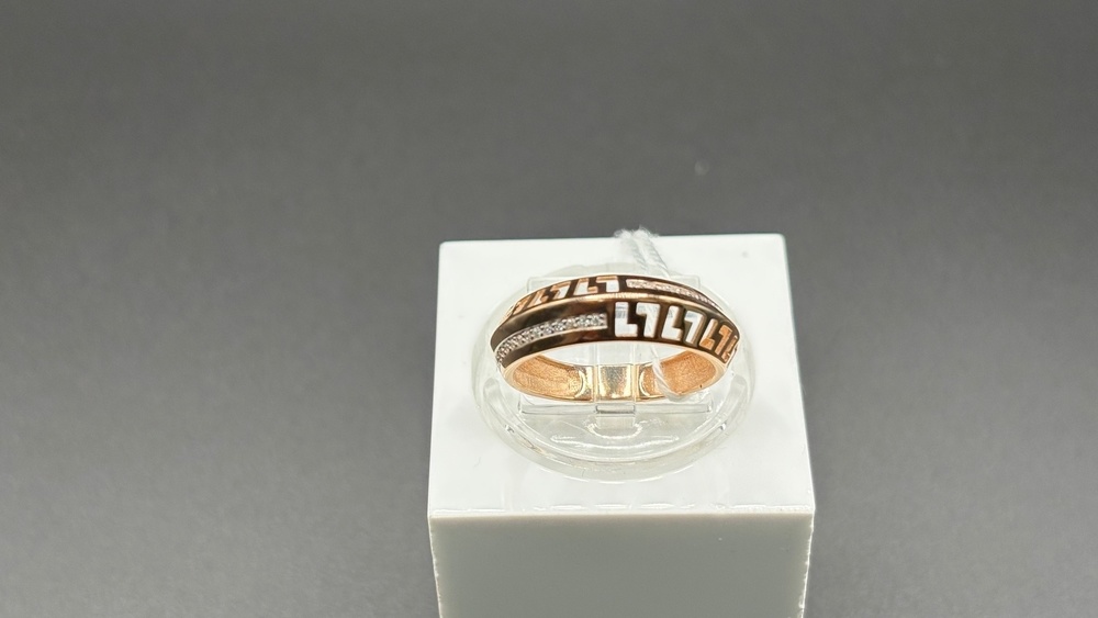 КОЛКМИ585 КОЛЬЦО С КАМНЯМИ (Au 585)
