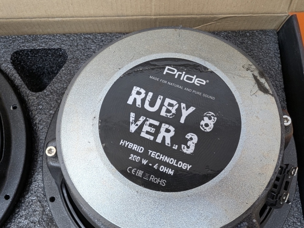 Автоакустика передняя Pride Ruby 8;