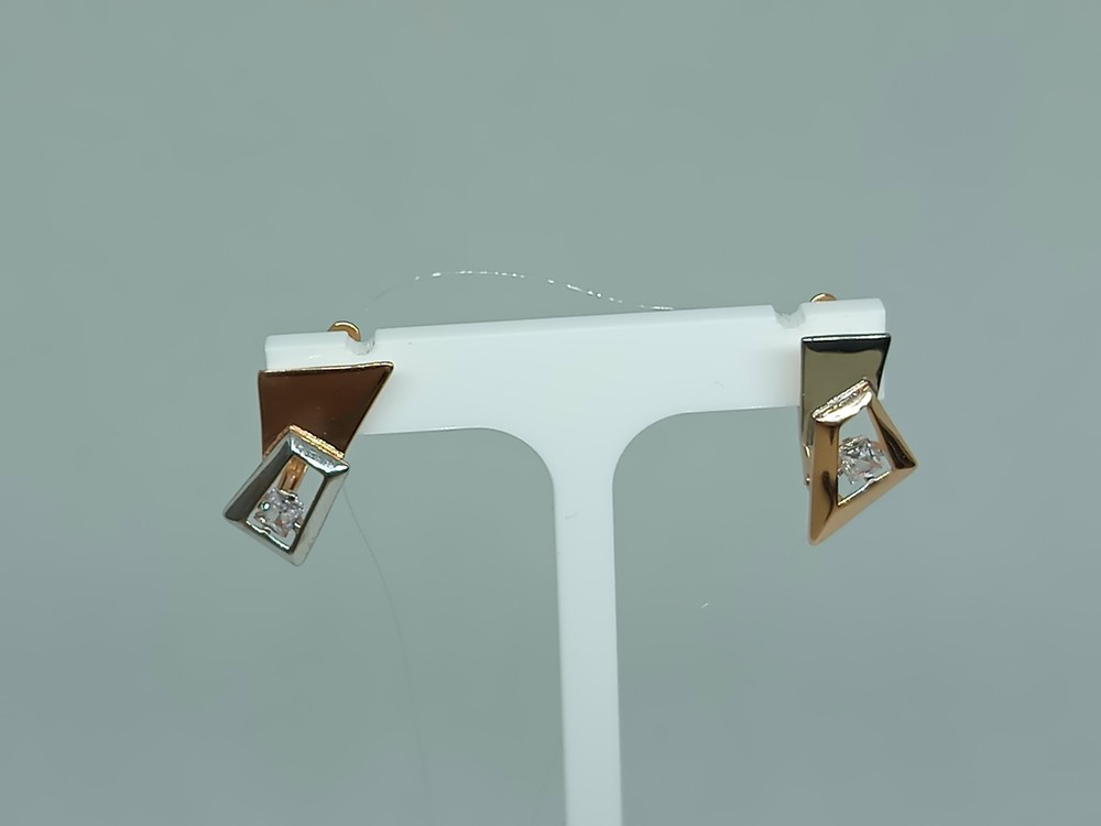 СЕРЬГИ С КАМНЕМ (Au 585)