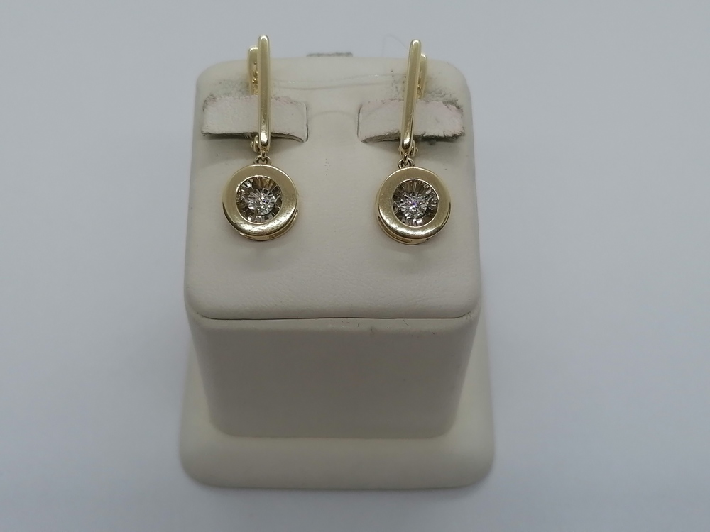 СЕРЬГИ БРИЛЛИАНТ (Au 585)