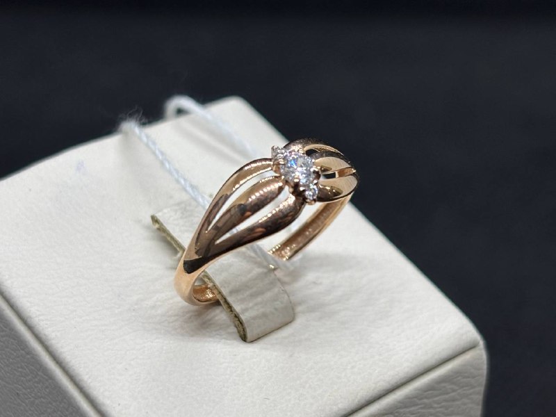 КОЛКМИ585 КОЛЬЦО С КАМНЯМИ (Au 585)