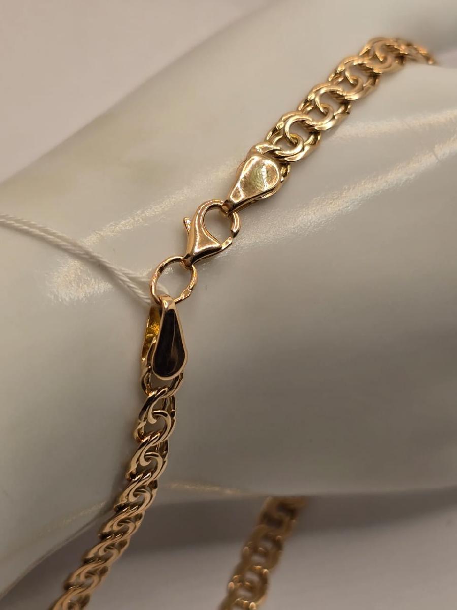 ЦЕПЬ ПОЛНОВЕСНАЯ Бисмарк (Au 585)