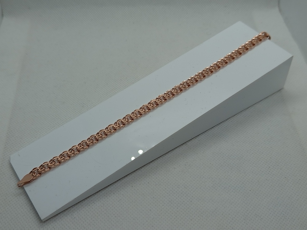 БРАСЛЕТ ПУСТОТЕЛЫЙ Бисмарк (Au 585)