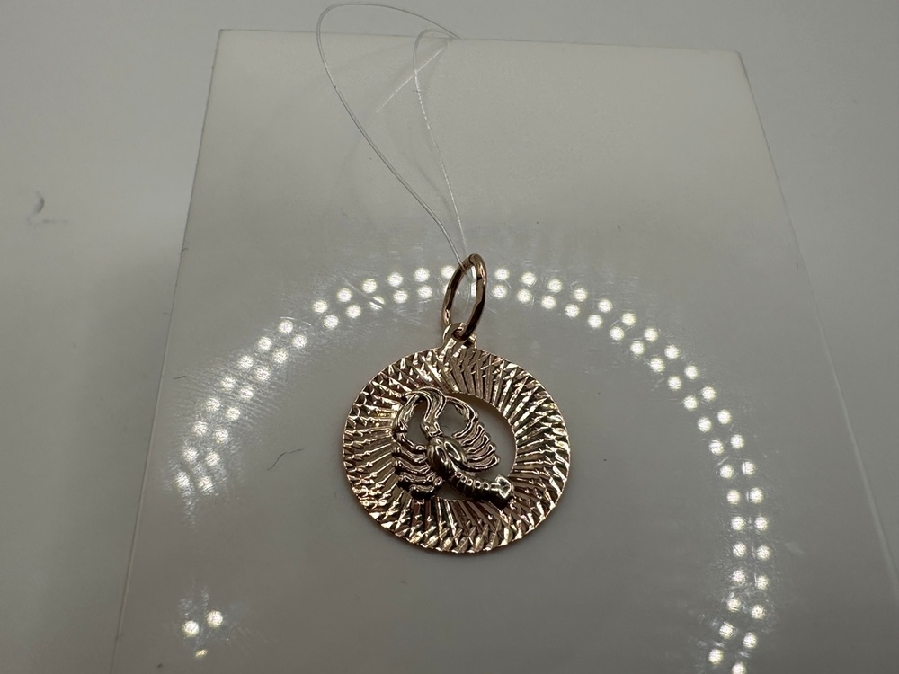 ПОДВЕСКА ЗНАК ЗОДИАКА РАК (Au 585)