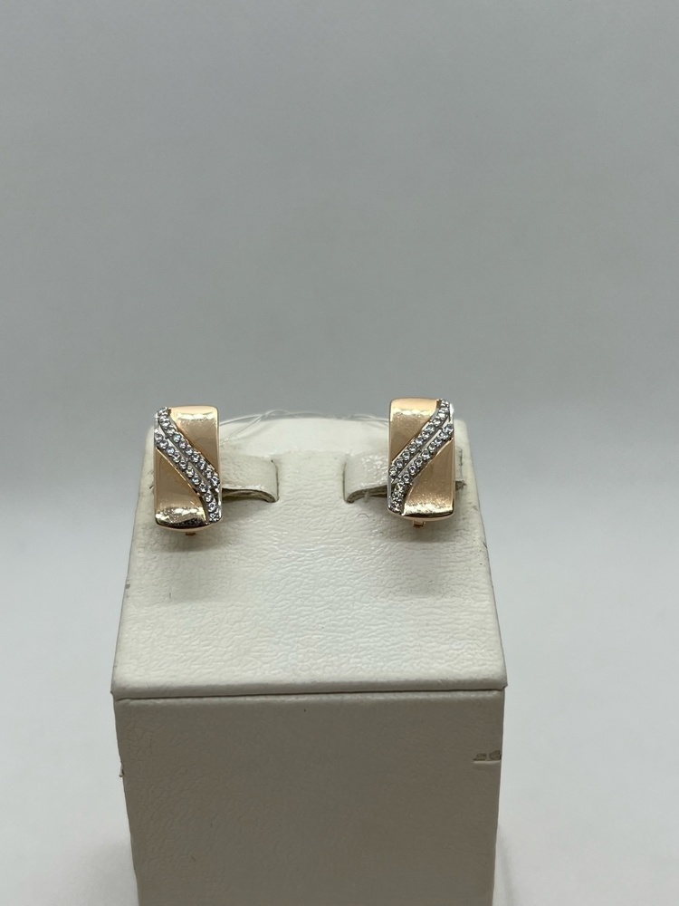 СЕРЬГИ С КАМНЯМИ (Au 585)