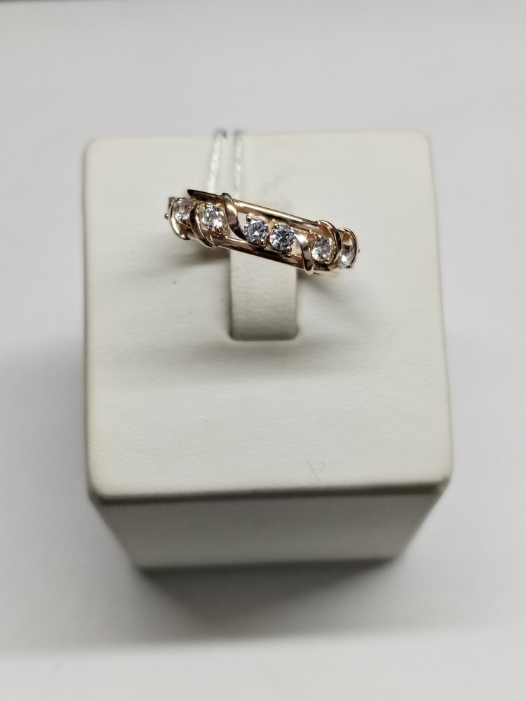 КОЛКМИ585 КОЛЬЦО С КАМНЯМИ (Au 585)