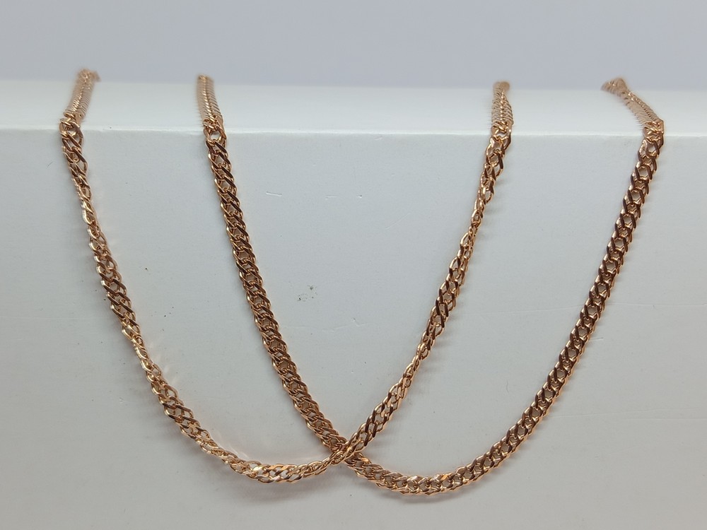 ЦЕПЬ ПОЛНОВЕСНАЯ Ромб двойной (Au 585)