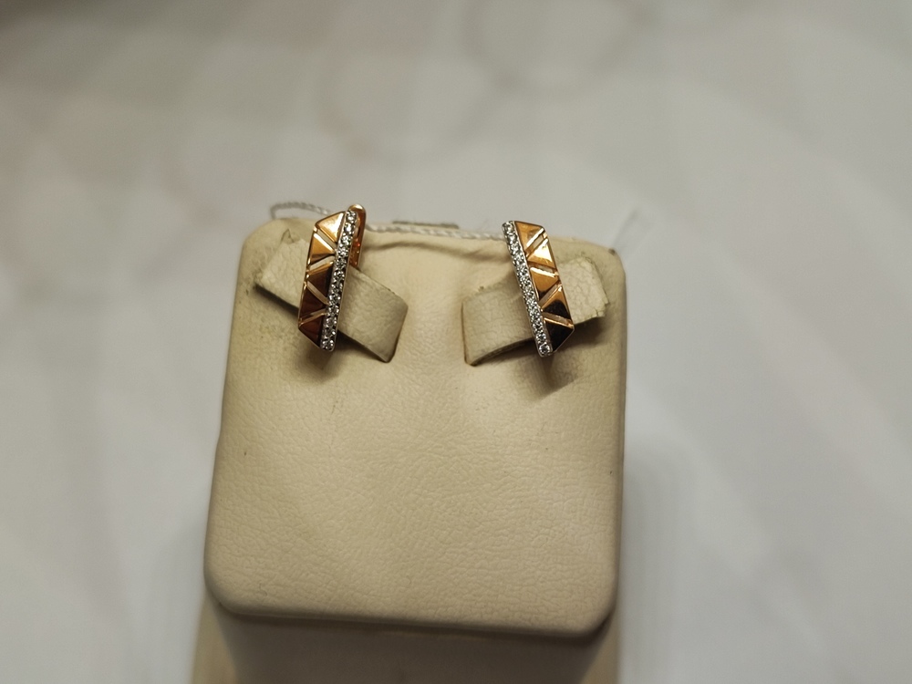 СЕРЬГИ С КАМНЯМИ (Au 585)