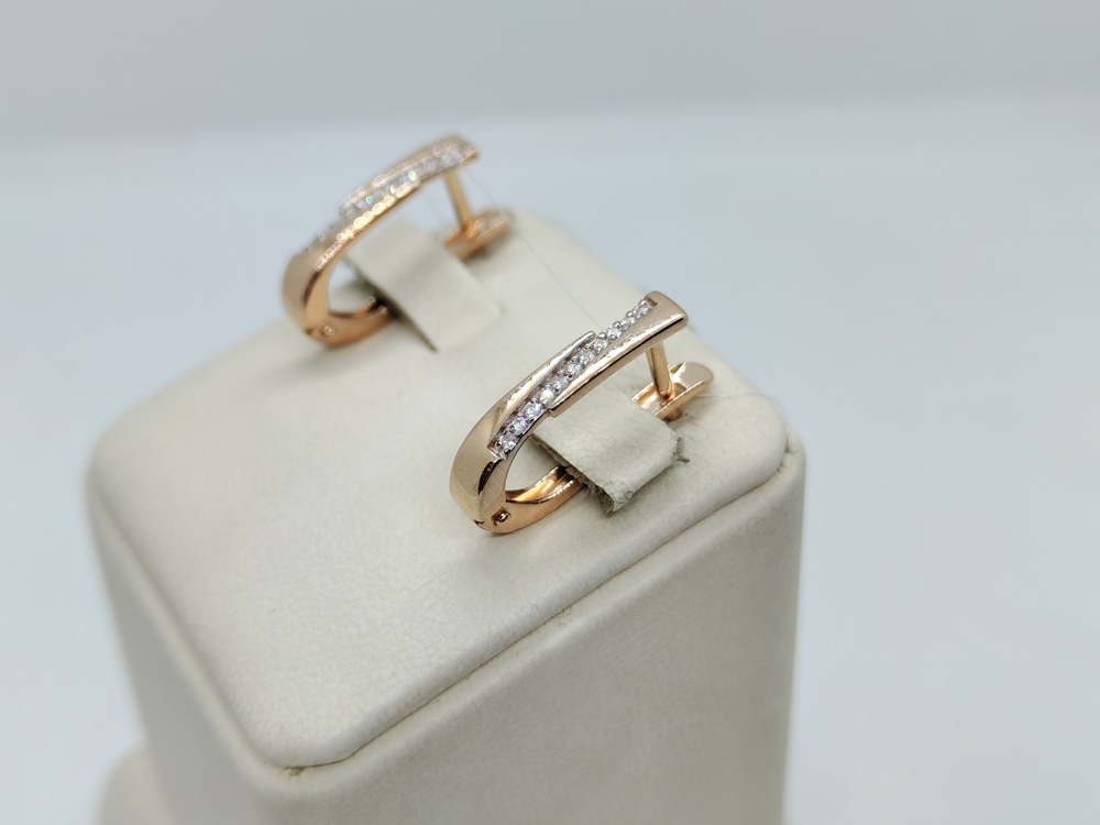 СЕРЬГИ С КАМНЯМИ (Au 585)