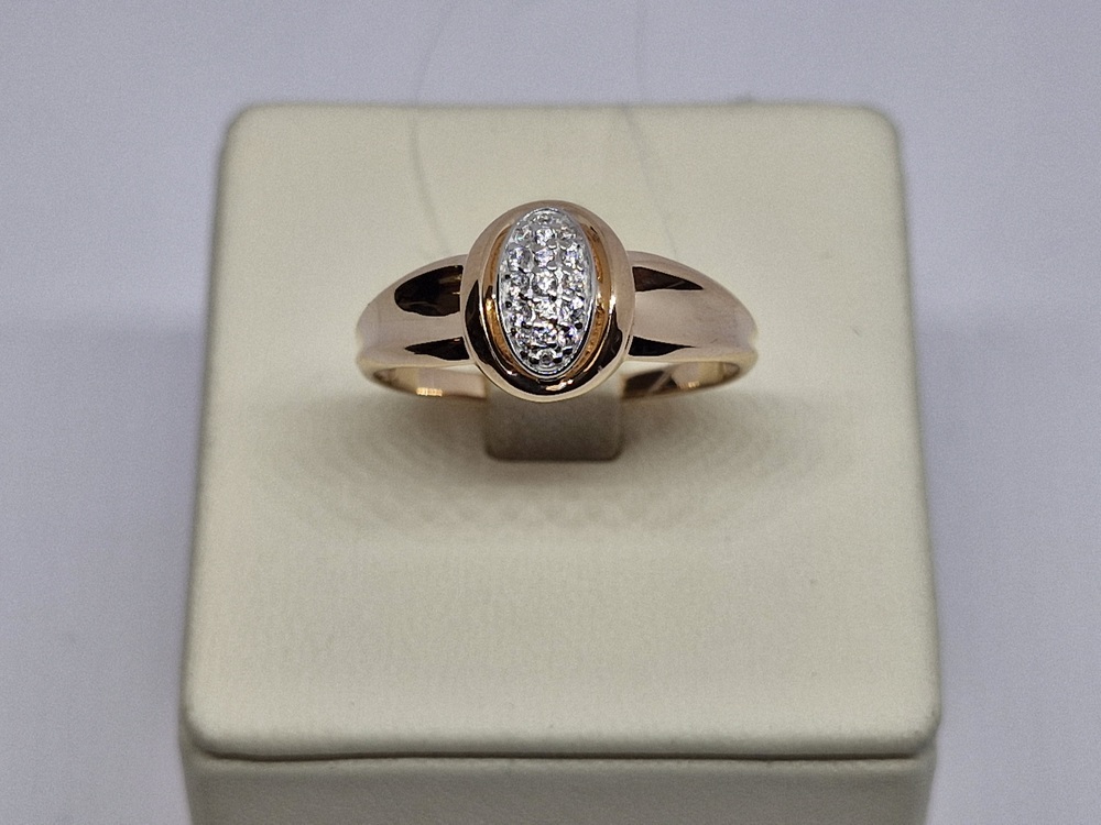 КОЛЬЦО С КАМНЯМИ (Au 585)