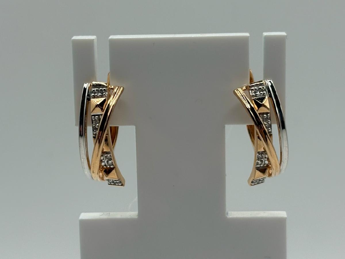 СЕРЬГИ С КАМНЯМИ (Au 585)