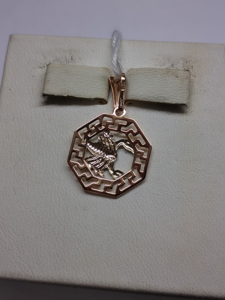 ПОДВЕСКА ЗНАК ЗОДИАКА СКОРПИОН Au 585