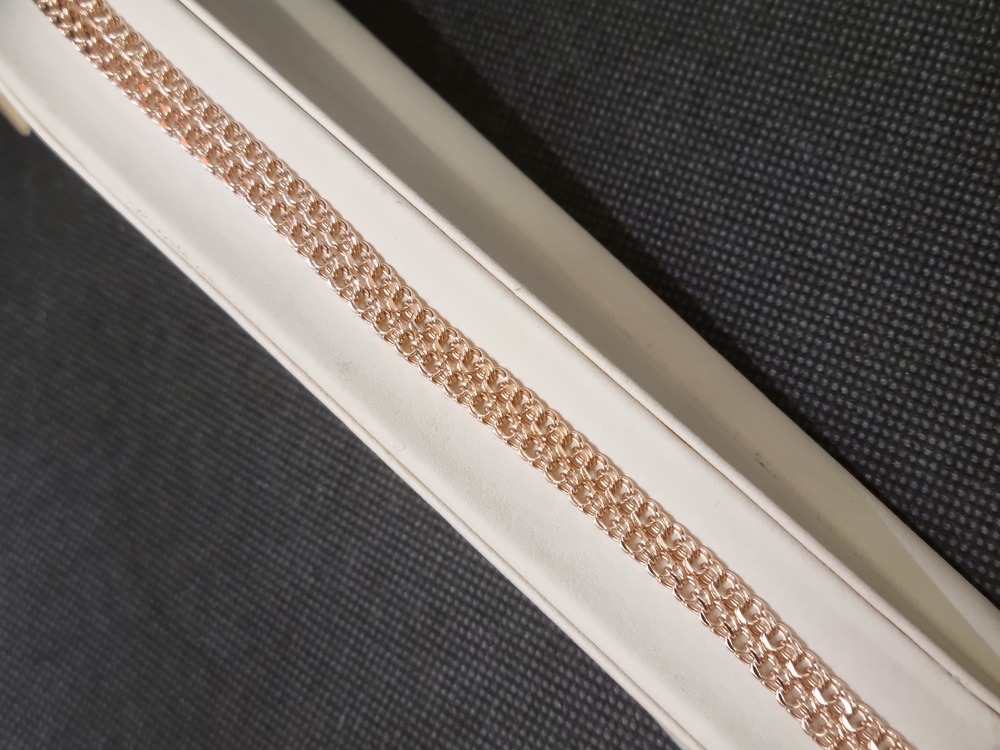 ЦЕПЬ ПУСТОТЕЛАЯ Бисмарк (Au 585)