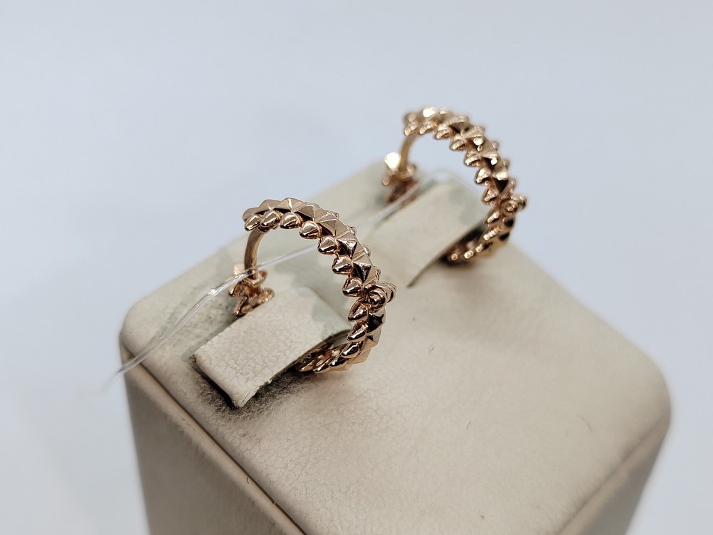 СЕРЬГИ БЕЗ КАМНЯ (Au 585)