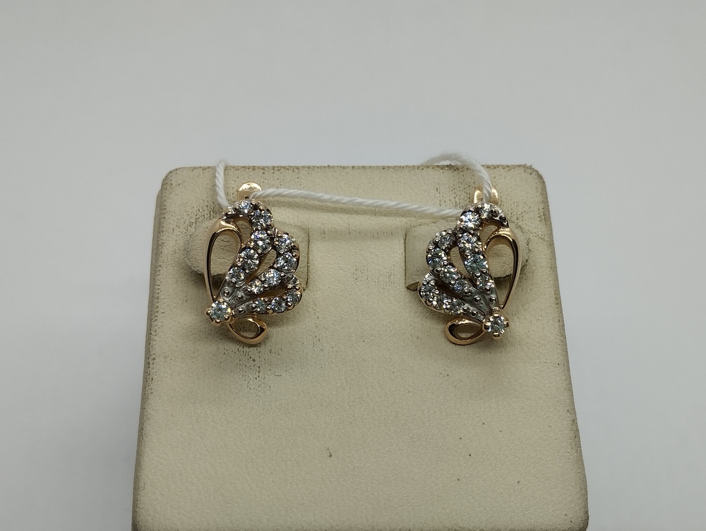 СЕРЬГИ С КАМНЯМИ (Au 585)