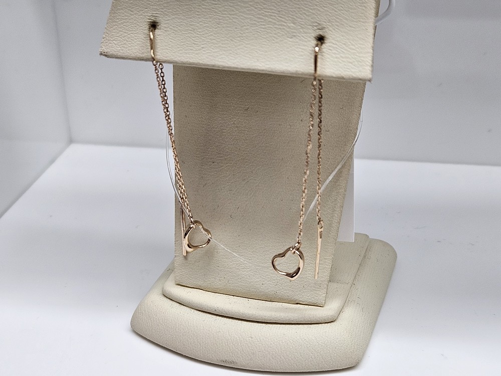 СЕРЬГИ ПРОДЕВКИ без камня (Au 585)