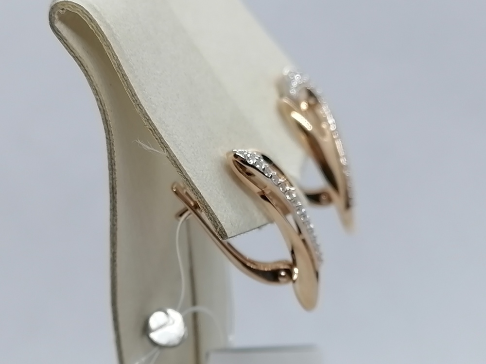 СЕРЬГИ С КАМНЯМИ (Au 585)