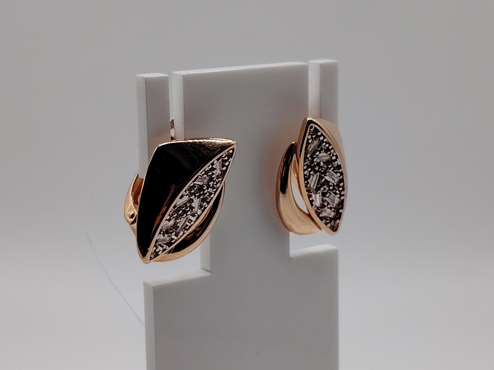 СЕРЬГИ С КАМНЯМИ (Au 585)