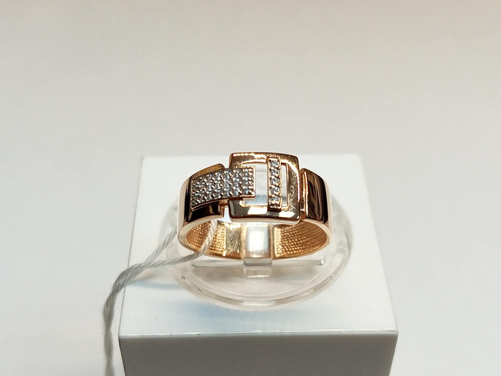 КОЛКМИ585 КОЛЬЦО С КАМНЯМИ (Au 585)