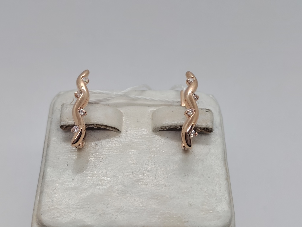 СЕРЬГИ С КАМНЯМИ (Au 585)