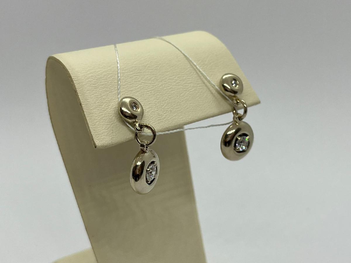 СЕРЬГИ С КАМНЯМИ (Au 585)