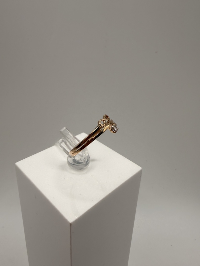 КОЛКМ585 КОЛЬЦО С КАМНЕМ (Au 585)