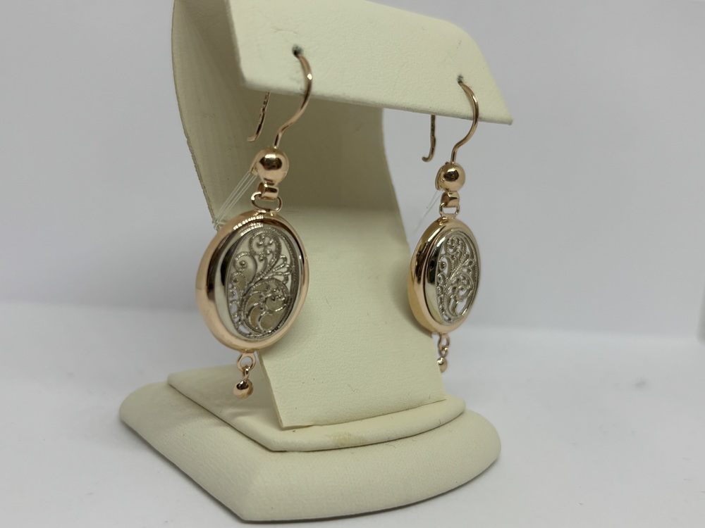 СЕРЬГИ ПЕТЕЛЬКА без камня (Au 585)