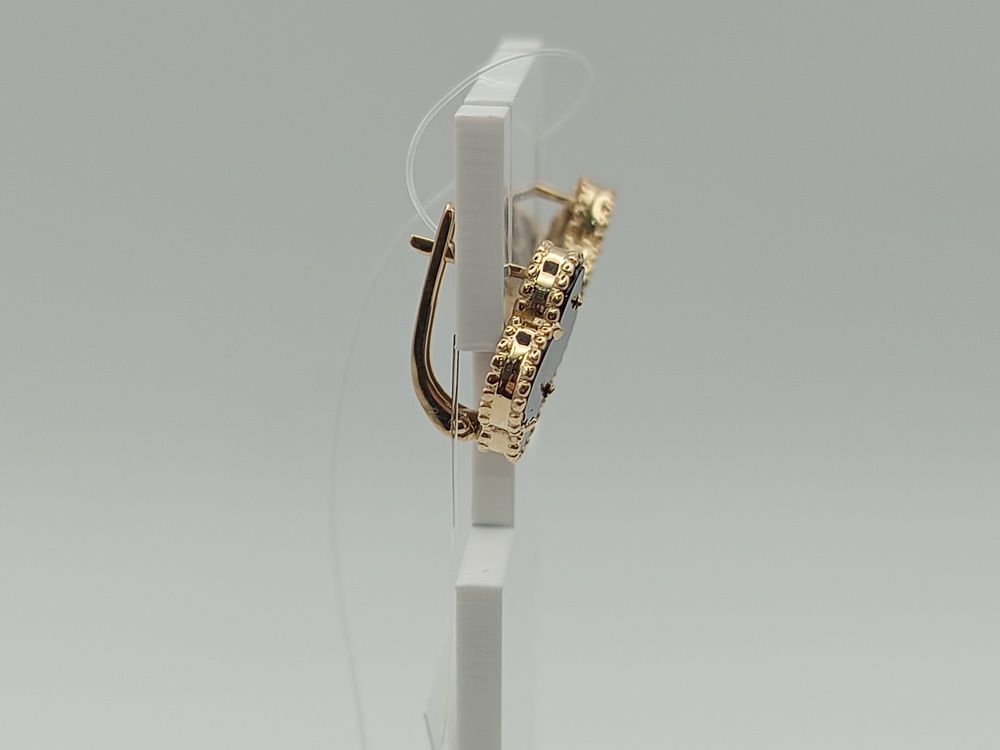 СЕРЬГИ ОНИКС (Au 585)