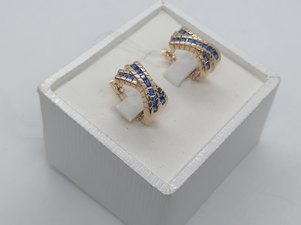 04-52-0430-06 СЕРЬГИ С КАМНЯМИ (Au 585)