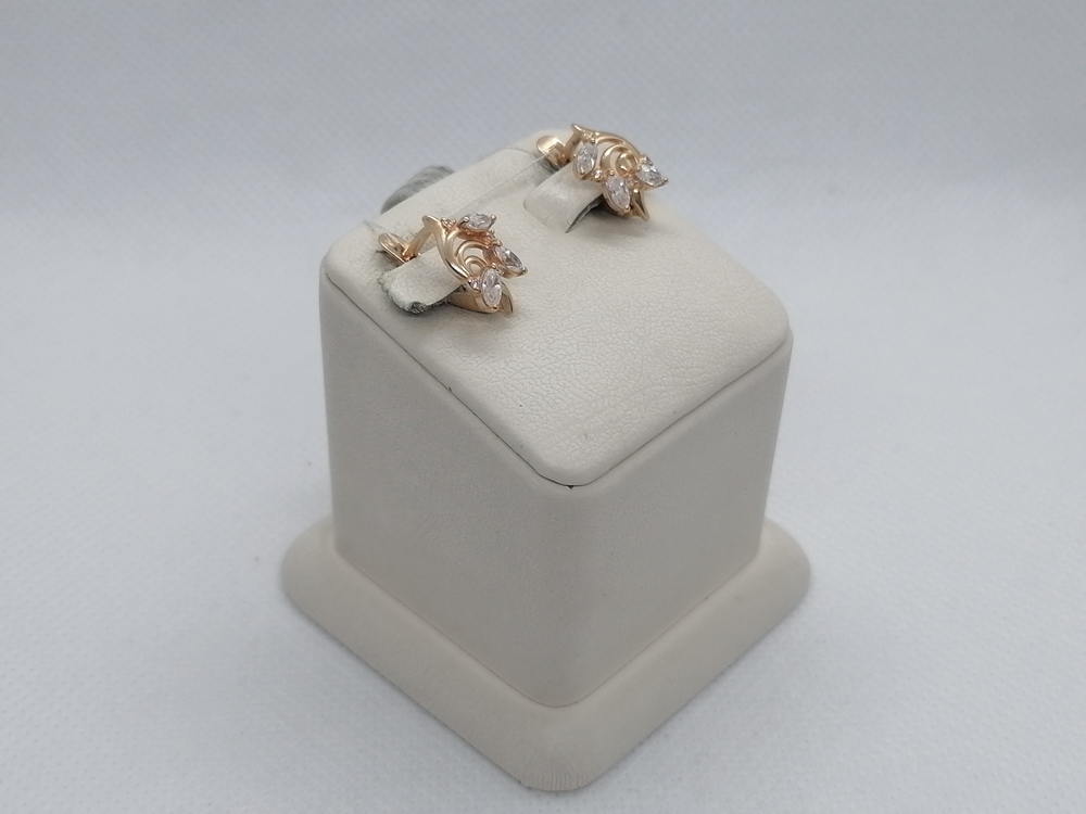 СЕРЬГИ С КАМНЯМИ (Au 585)