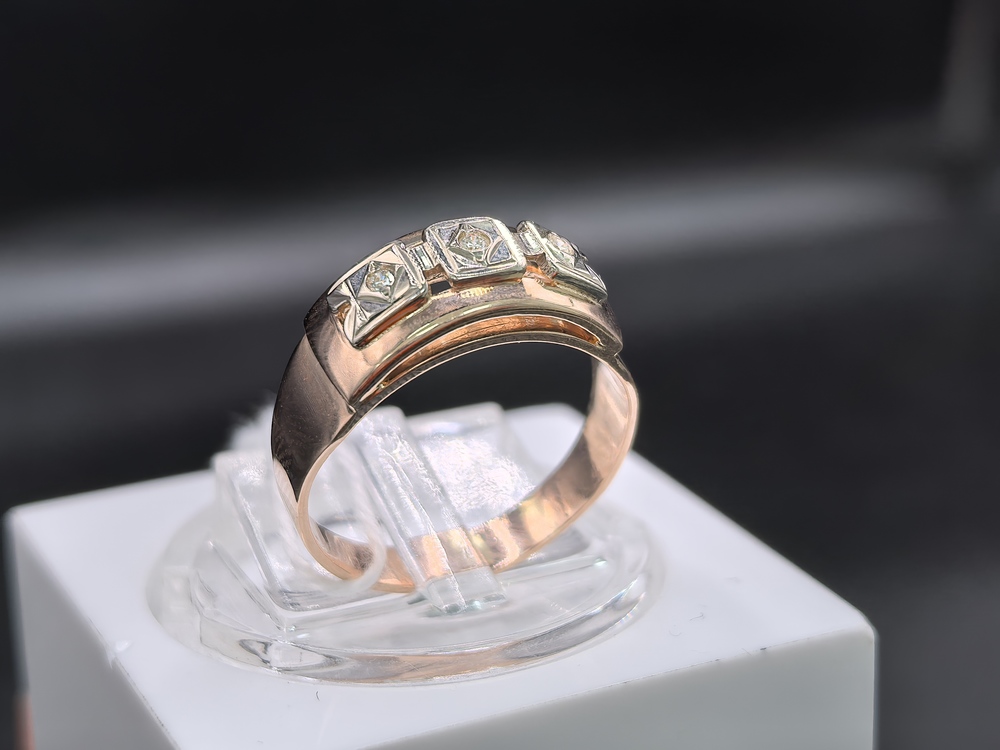 КОЛЬЦО БРИЛЛИАНТ Au 585