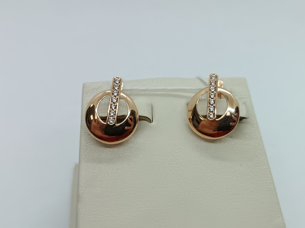 СЕРЬГИ С КАМНЯМИ (Au 585)