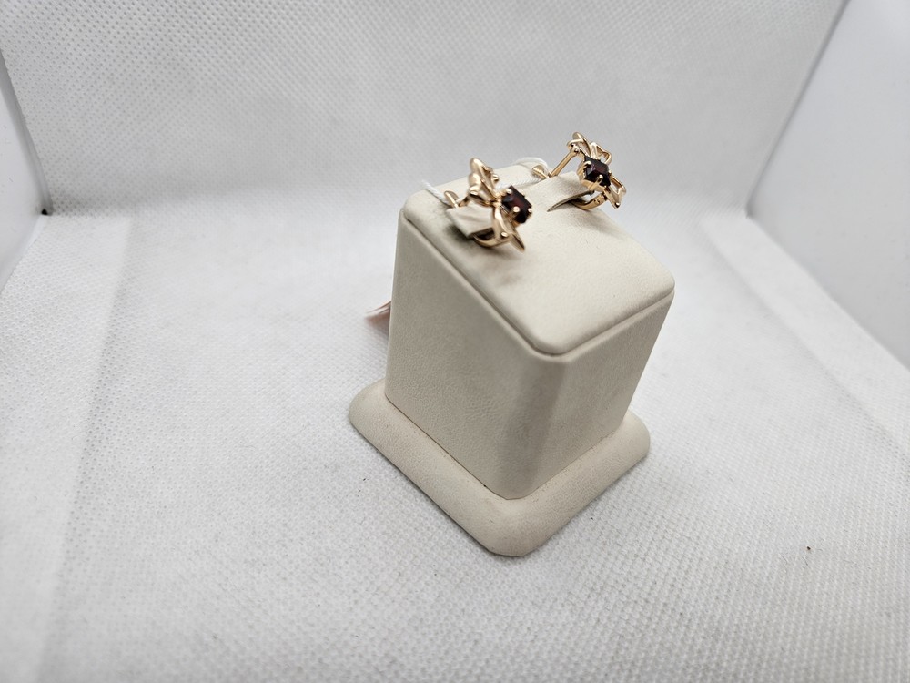 СЕРЬГИ С КАМНЕМ (Au 585)