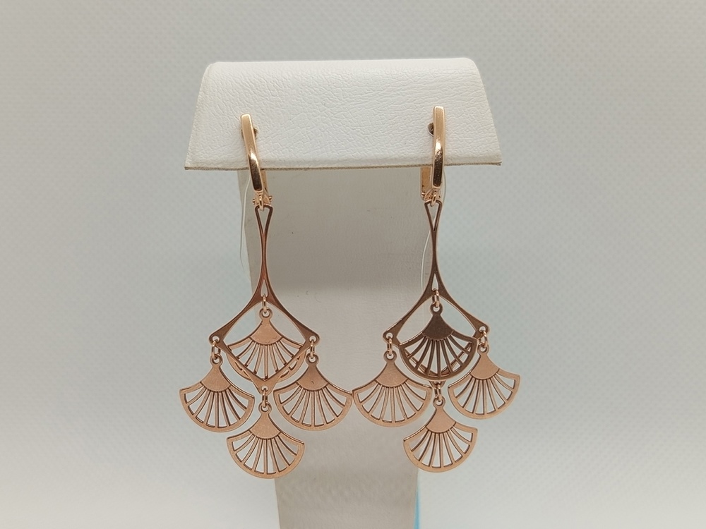 СЕРЬГИ БЕЗ КАМНЯ (Au 585)