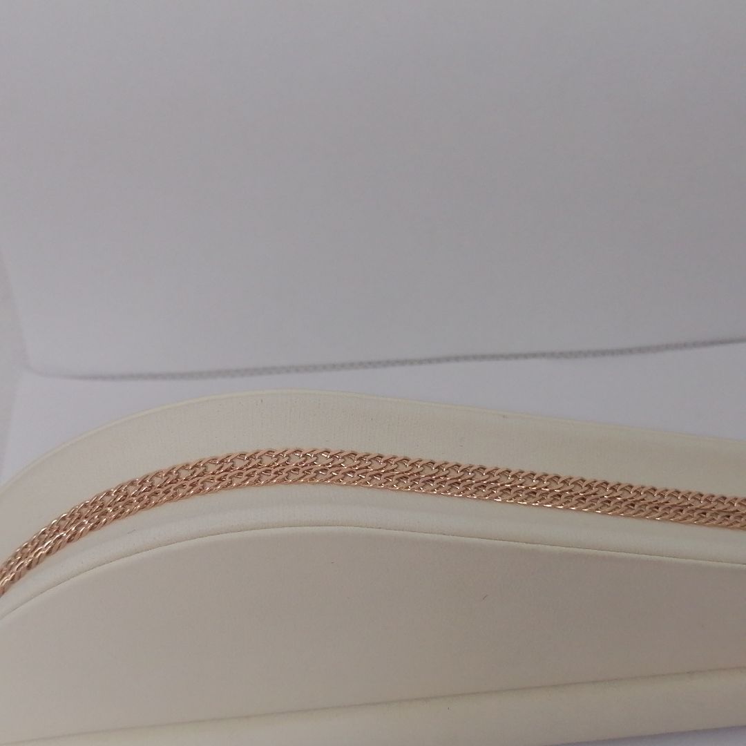 ЦЕПЬ ПОЛНОВЕСНАЯ Ромб двойной (Au 585)