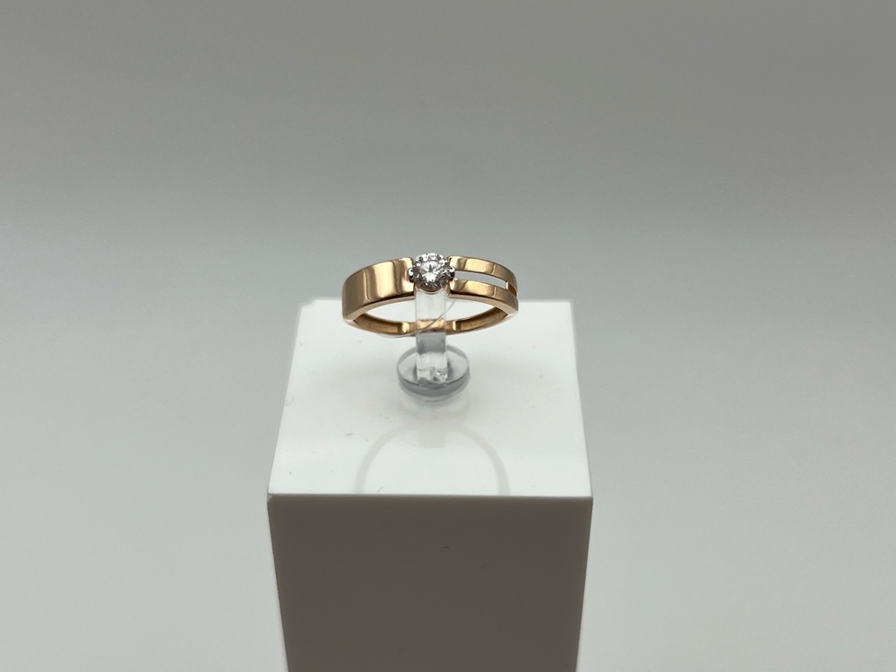 КОЛЬЦО С КАМНЕМ (Au 585)