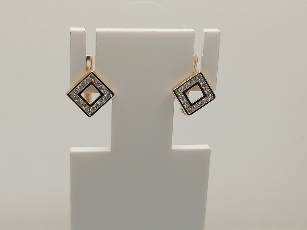 СЕРЬГИ С КАМНЯМИ (Au 585)