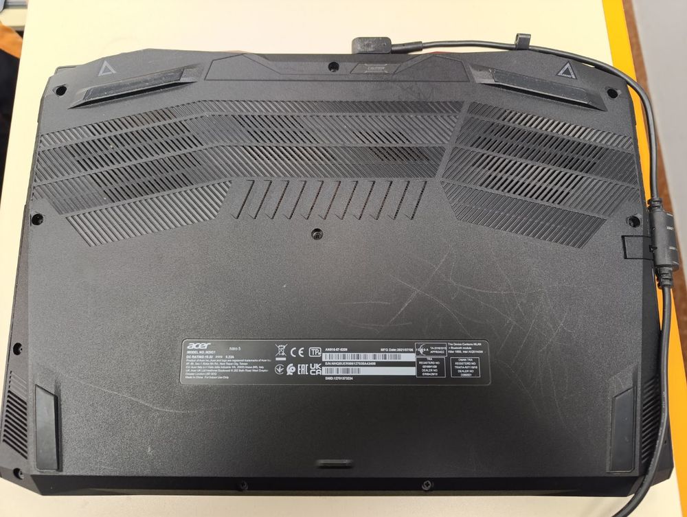 Ноутбук Acer;  Core I5-11400H, GeForce RTX 3050, 8 Гб, 512 GB, Нет