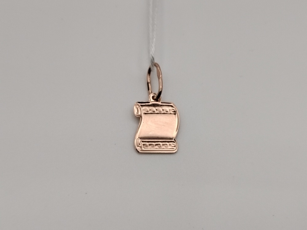 ПОДВЕСКА БУКВА Е Au 585