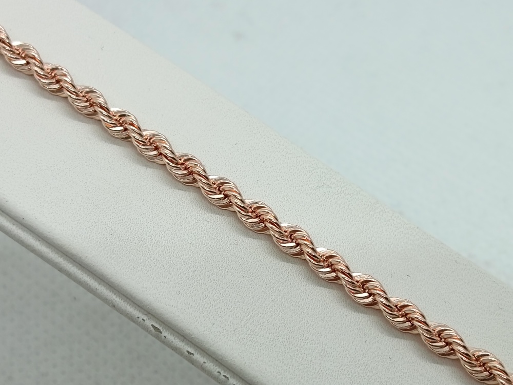 БРАСЛЕТ ПУСТОТЕЛЫЙ Веревка (Au 585)