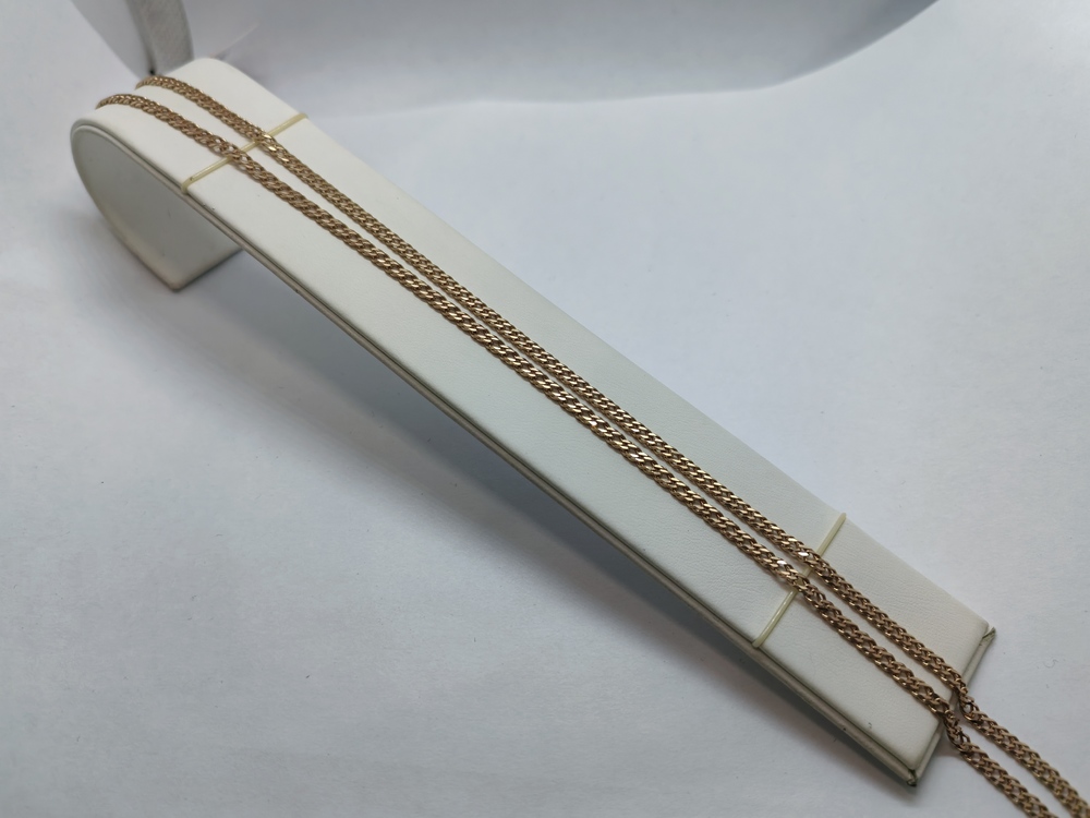 ЦЛР2585 ЦЕПЬ ПОЛНОВЕСНАЯ Ромб двойной (Au 585)