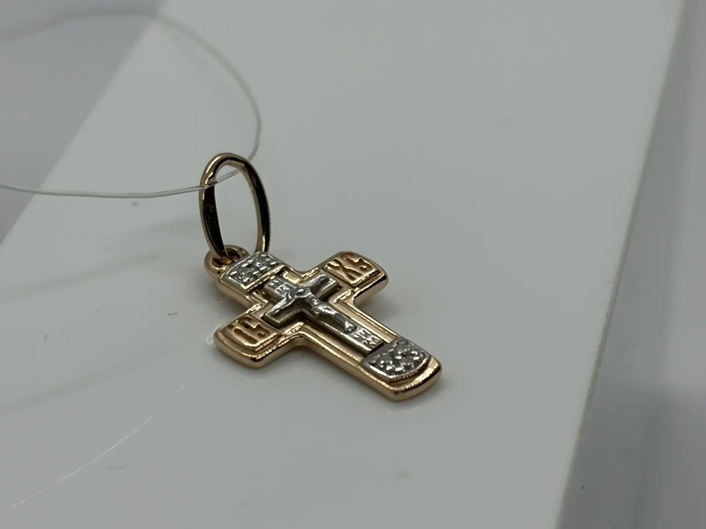 ПОДВЕСКА КРЕСТ (Au 585)