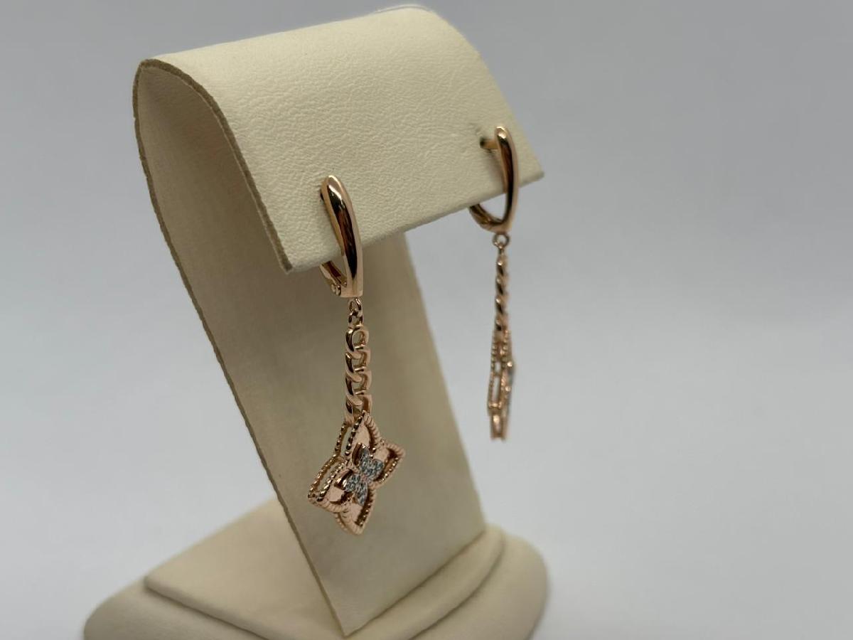 СЕРЬГИ С КАМНЯМИ (Au 585)