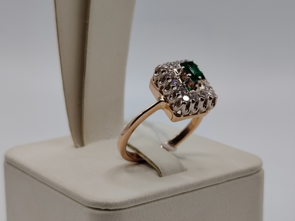 КОЛЬЦО БРИЛЛИАНТ Au 585