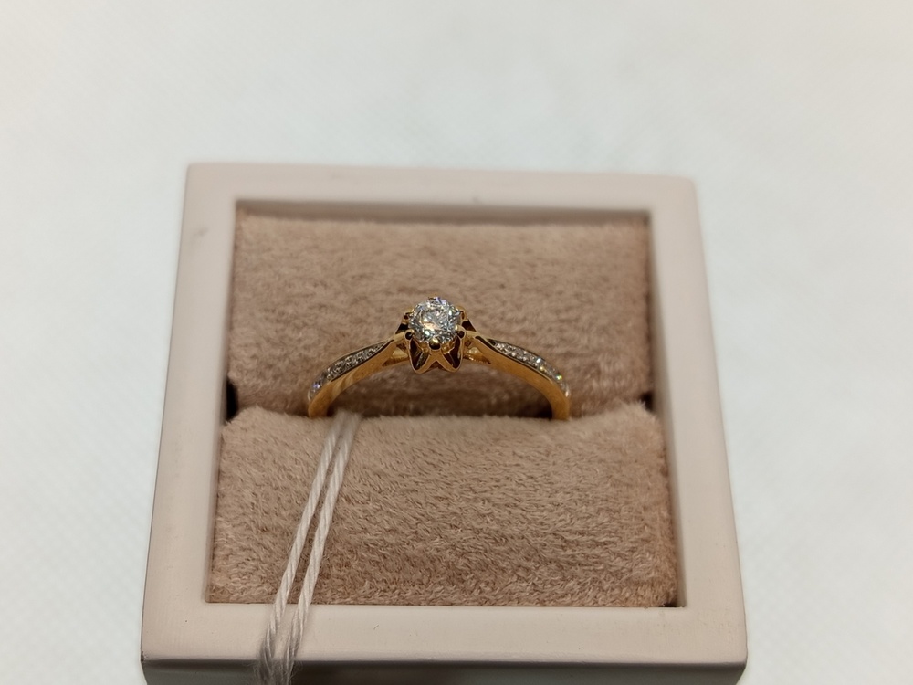 КОЛЬЦО БРИЛЛИАНТ Au 585