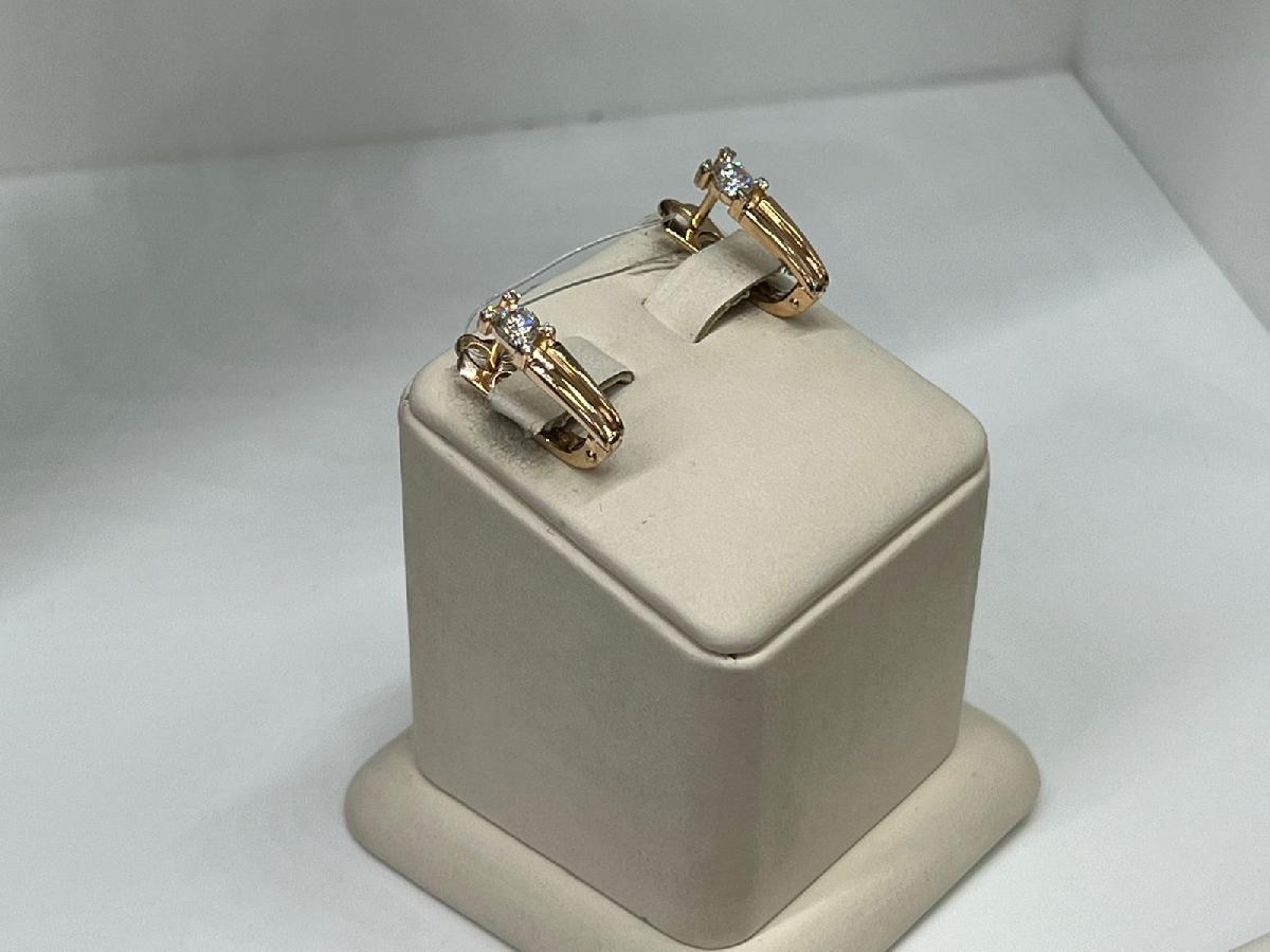 СЕРЬГИ С КАМНЯМИ (Au 585)