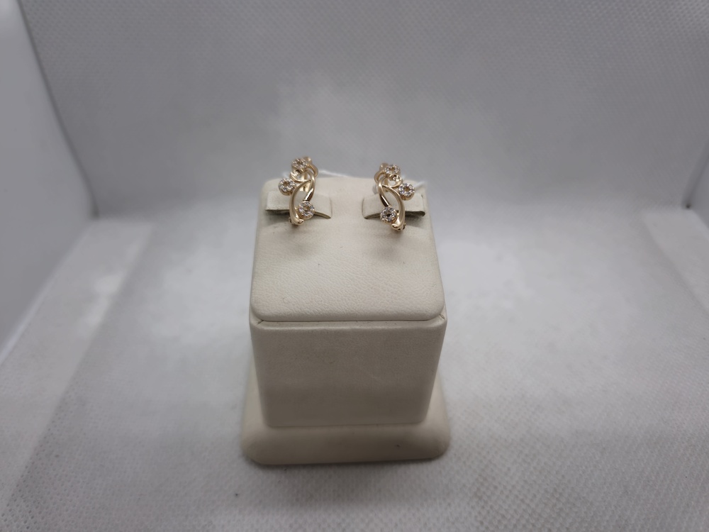 СЕРЬГИ С КАМНЯМИ (Au 585)