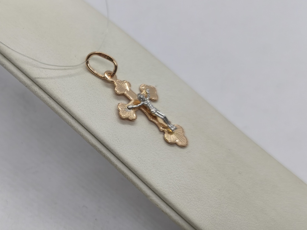 ПОДВЕСКА КРЕСТ (Au 585)