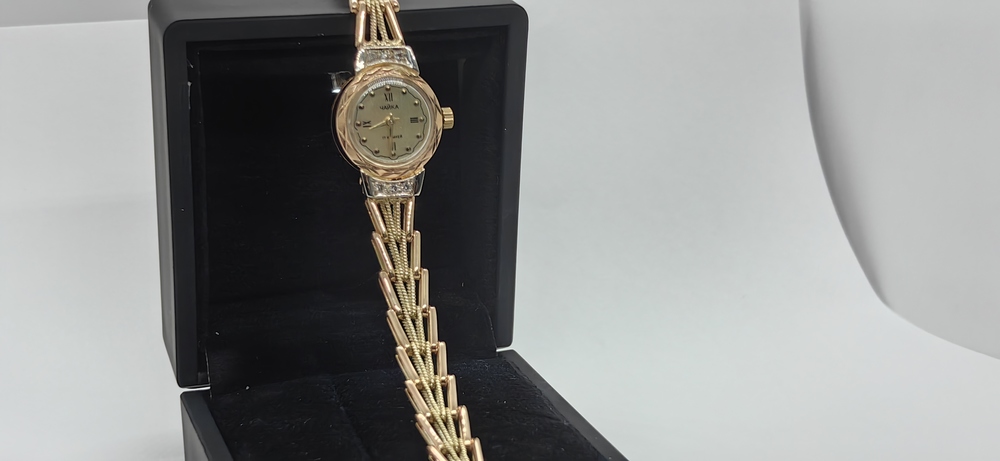 ЧАСЫ БРИЛЛИАНТ Au 585