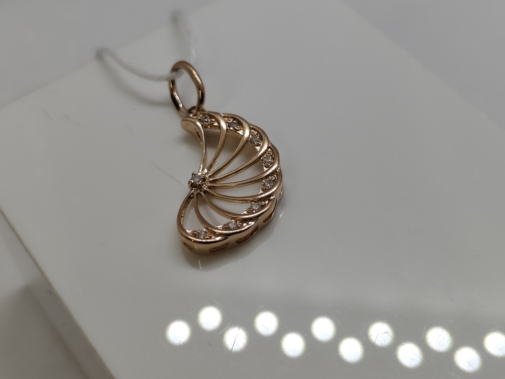 ПОДКМИ585 ПОДВЕСКА С КАМНЯМИ (Au 585)